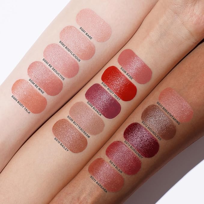 Oulac Color Rich Satin Lipstick - Medium Brown Full Coverage Lip Color, Creamy Silky-Smooth, Moisturizing, Satin Matte Finish, Infused With Shea Butter, Vegan & Clean Beauty, 4g, SG15 Barbara