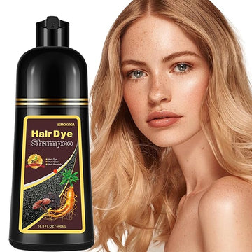 Instant Brown Hair Color Shampoo & Dye - 3 in 1 Blonde & Brown Hair Color Shampoo
