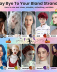 Temporary Silver Gray Hair Color Wax for Kids, Women Men Colored Hair Styling Mud, Girl Boy Teens Washable Gray Style Dye, DIY Instant Hair Coloring Gel Cream for Cosplay Halloween Children's Day
