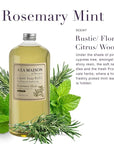 A LA MAISON Rosemary Mint Liquid Soap Bottles Moisturizing Natural Hand Wash Soap, Triple French Milled, Gentle To Hands, 33.8 Fl Oz