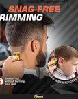 Fagaci Professional Hair Clippers for Men Set Turbo Power with Precise Cutting, Barber Clippers for Hair Cutting, Cordless Hair Clippers and Trimmers Set, Maquina de Cortar Cabello, Haircut Barber Kit