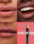 NYX PROFESSIONAL MAKEUP Slim Lip Pencil, Long-Lasting Creamy Lip Liner - Rose