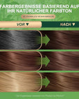 Permanent Hair Dye Hair Color for Gray Hair Coverage PPD-Free Hair Color Kit Medium Brown Hair Dye 3C Dark Mocha Brown Chocolate Brown