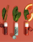Poppy & Pout Cinnamint Jumbo Lip Balm | All Natural Lip Balms & Moisturizers | Hydrates with Beeswax, Vitamin E, Organic Coconut Oil | Cruelty-Free | Lip Balm in Recyclable Cardboard Tube
