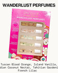 Pacifica Beauty, Wanderlust Spray Perfume Trial Set, Island Vanilla, 5 Scents, Fragrance Sampler Gift Set, Natural & Essential Oils, Clean, Vegan & Cruelty Free