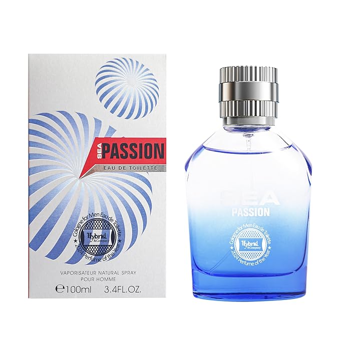 Hybrid & Company Sea Passion Pour Homme For Men Eau De Parfum Vaporisateur Natural Spray 3.4 Fl Oz