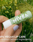 NIVEA Vegan Lip Care Variety Pack, Acai Seed Oil and Hemp Seed Oil with Shea Butter Lip Balm Sticks, 0.17 Oz Stick, Pack of 4