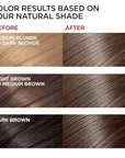 Fvquhvo Hair Dye Shampoo 3 in 1, Hair Color Shampoo for Women Men, Works in Minutes, Long Lasting Coffee Hair Dye, Brown Hair Shampoo, Easy to Use, 16.90 Fl Oz