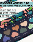 Pacifica Eyeshadow Palette – Waikiki Mineral Eyeshadow, Blendable Shimmer & Matte Shades w/Velvet Matte, Shimmer & Metallic, Cocoa Butter Infused, Talc-Free, Vegan & Cruelty-Free, 0.24 oz 10 Shades