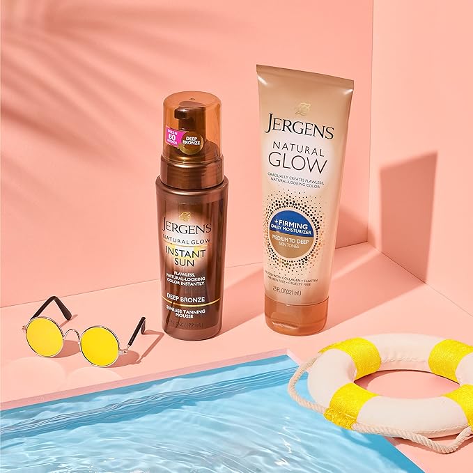 Jergens Natural Glow + Firming Daily Moisturizer Medium to Tan Skin Tones 7.5oz