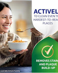 Polident Overnight Whitening Antibacterial Dental Appliance Cleanser Tablets, 60 Count