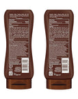 Hawaiian Tropic Island Tanning Lotion - Outdoor Tanning Lotion with SPF 4, Oxybenzone Free Sunscreen, 8oz, Twin Pack
