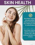 Rose Hydrosol Spray Cleansing Non GMO Facial Toner for Face Body Locs Rose Water Hydrating Face Mist, for Hydration Pure & Natural Hydrosol for All Skin Types - COCOJOJO - Bulk 128 OZ - 1 Gallon