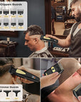Zeuti Hair Clippers,Mens Beard Trimmer,Electric Razor for Men,Professional Hair Cutting Kit & Zero Gap T-Blade Trimmer & 7500 RPM Foil Shaver with LCD Display,Mens Gift