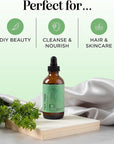 Pure Tea Tree Oil for Hair Skin and Nails - 100% Pure Undiluted Tea Tree Essential Oil with Dropper for Topical Uses Aromatherapy Diffusing and Home and Beauty DIYs - Vegan and Cruelty Free (4 Fl Oz)