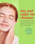 Burt's Bees Gentle Cream Cleanser with Aloe for Sensitive Skin, 98.9% Natural Origin, 6 Ounces