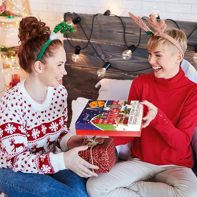 Advent Calendar 2025 Gift Set for Women, 24pcs Holiday Gifts with Body Lotion, Hand Cream, Shower Gel, Bath Bomb, Spa Gifts Basket, New Year Gifts for Women