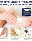 Exfoliating Foot Scrub with Pumice Stone powder - Gentle Moisturizing Foot Scrub for Dry Skin - Cracked Heel Repair for Smooth, Soft Feet - Pedicure Foot Spa 1 Pack