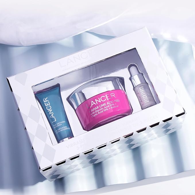 Lancer Skincare Vibrant Glow 3-Piece Set, Moisturizing