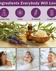 Spa Gift Baskets For Women - Luxury Bath Set With Lavender & Tea Tree Oil - Spa Kit Includes Body Wash, Bubble Bath, Lotion, Bath Salts, Body Scrub, Body Spray, Shower Puff, and Towel