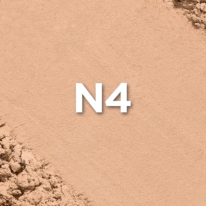 L'Oreal Paris True Match Super Blendable Oil Free Powder Foundation, N4 Light Medium, 0.33 oz, Packaging May Vary