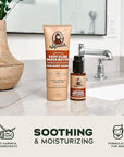 Dr. Squatch Wood Barrel Bourbon Smooth Shave Bundle - Easy Glide Butter + Soothing Post Shave - Natural Ingredients - Manly Fragrance - Moisturizing