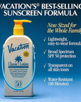 Vacation Classic Lotion SPF 50 Sun Jug, Broad Spectrum Bulk Sunscreen SPF 50, Water Resistant Sunblock, Suntan Lotion with Pump, Vegan, Family-Size, 20 Fl. Oz.