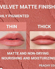 Oulac Nude Matte Lipstick for Women, Lipstick & Blush Duo, Peach Creamy Soft Satin Finish Lipsticks, Moisturising Formula, Rich Color Lightweight Lip Balm, Rose Oil, Vegan & Cruelty-Free| 3.6g (Y08)