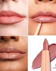 Oulac Waterproof Lipliner Pencil - Smooth and Creamy, Retractable Lip Makeup for Precision Application, Vegan & Cruelty-Free, LL04 Sunlit Peach