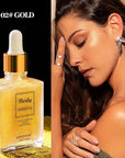 Shimmering Body Oil,Face & Body Glitter Makeup Liquid for Women