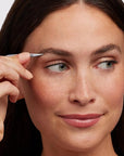 Tweezerman Hollygraphic Micro Mini Slant & Point Tweezer Set - Eyebrow Tweezers for Women and Men