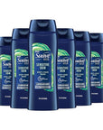 Suave Men Moisturizing Body & Face Wash for Sensitive Skin, Lemongrass scent, No Parabens, No Phtahaltes, 18 Oz Pack of 6