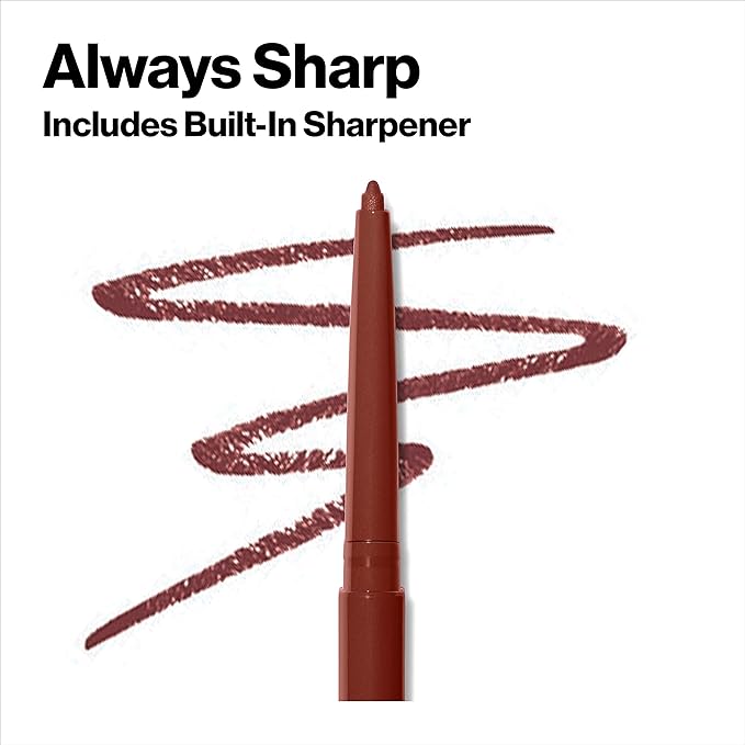 REVLON Lip Liner, Colorstay Lip Makeup with Built-in-Sharpener, Lip 01 oz
