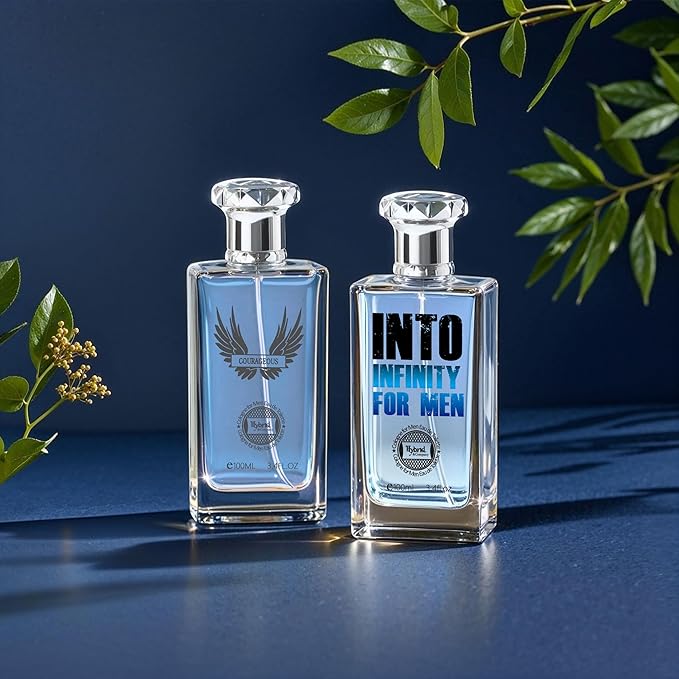 Hybrid & Company Mens 2 Pcs Courageous Into Infinity Eau De Perfum Vaporisateur Natural Spray