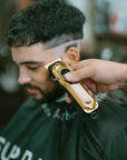 Supreme Trimmer Pro Clipper All Metal w/Fade Blade | 300 Min Run Time Professional Clipper Set, Cordless Beard Trimmer | STC5030 Gold