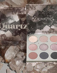 ColourPop Of Quartz Eyeshadow Palette - Neutral Taupe Palette with Metallic and Matte Finishes - High-Pigment Eye Makeup with a Long-Wearing Formula (0.3 oz)