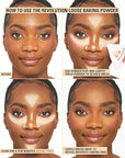 Revolution, Loose Baking Powder, Makeup Setting Powder, Long Lasting Coverage, Mattifies & Reduces Shine, Translucent, 1.12 oz