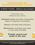 Gallbladder Complete 8oz - Natural Organic Liquid Gallstones Cleanse, Support, & Sludge Formula Supplement