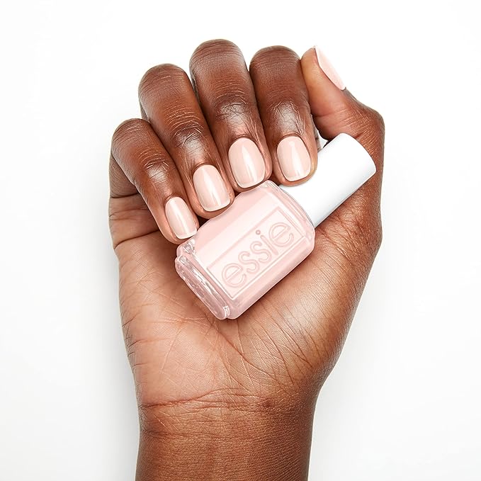 essie Salon-Quality Nail Polish, 8-Free Vegan, Sheer Pale Pink, Ballet Slippers, 0.46 fl oz (Pack of 2)