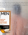 Vitabath Men's Amber Woodland Soap on a Rope Moisturizing Natural Hemp Oil & Shea Bar - Hydrating Whole Body Cleanser for Men or Women - 9 oz