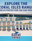 Coral Isles SPF 50 Sunscreen Spray - Hawaii Compliant - Oxybenzone & Octinoxate Free - Broad Spectrum - Water Resistant, 6 Fl Oz (Pack of 2)