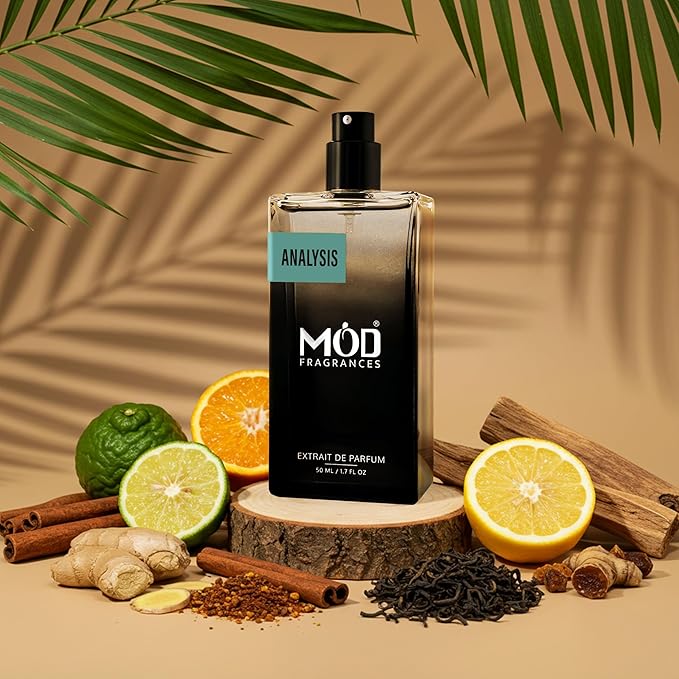 Mod Fragrances Analysis Extrait de Parfum for Men – Long Lasting Fresh Aromatic Perfume Dupe | Luxury Floral Woody Citrus Blend Inspired by Imagination
