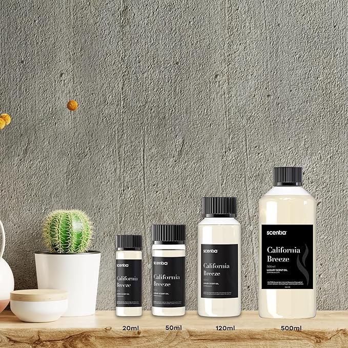 Scentia Hotel Diffuser Oil Inspired by The Delano Beach Club Hotel Scent - 120 mL 4.06 fl oz - Fragrance Oil Blend Orange, Green Tea for Aromatherapy Diffusers - California Breeze, Thanksgiving Gift