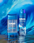 Gillette Dry Spray Antiperspirant and Deodorant for Men, 24/7 Sweat & Odor Protection, Anti-White Mark Technology, Cool Wave Scent, 4.3 oz (Pack of 3)