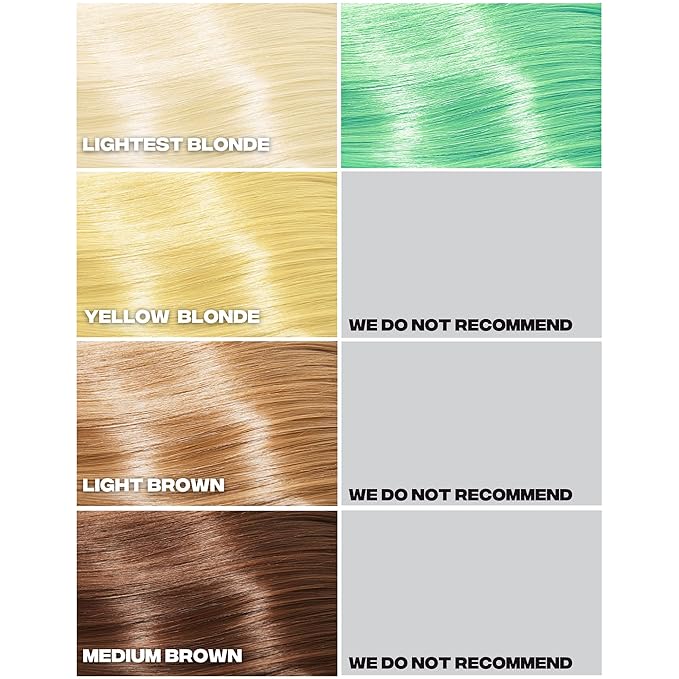 Good Dye Young Semi-Permanent Hair Color, Vegan and Cruelty-Free Purple Hair Dye, Last up to 24 Washes, Non-Damaging Conditioning Hair Color (5FL OZ, Wondermint)