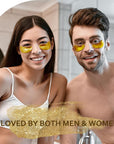 Under Eye Patches (30 Pairs), 24K Gold Under Eye Mask for Puffy Eyes, Dark Circles,Bags and Wrinkles with Collagen,Relieves Pressure and Reduces Wrinkles,Revitalises and Refreshes Your Skin