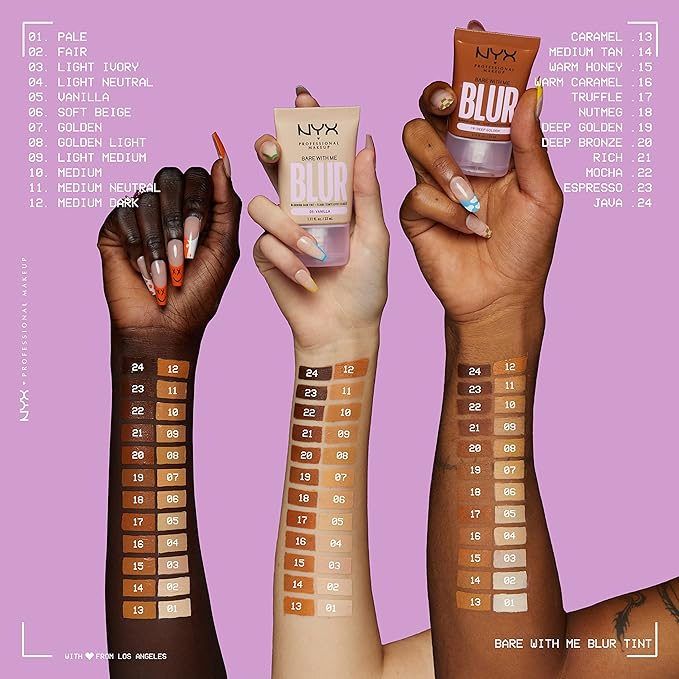 NYX PROFESSIONAL MAKEUP Bare With Me Blur Skin Light Ivory