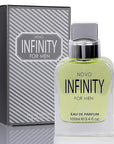 NovoGlow Novo Infinity for Men- 3.4 Fluid Ounce Eau De Parfum Spray for Men - Refreshing Citrusy & Floral Top Notes Smell Fresh All Day Long Lovely Gift Occasions