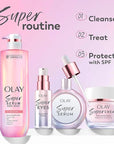 Olay Super Eye Serum - Vitamin C, Caffeine, Niacinamide, Amino Peptide, Aloe Vera - Brightens Dark Circles, Anti-Wrinkle, Anti-Aging, Brightening, Smooths Fine Lines, Firming, Hydrating, 0.45 Oz