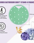 Lymphatic Drainage Silicone Body Scrubber for Shower - Exfoliating Silicone Loofah with Zinc Infused and Stiff Massage Nodes，for Improving Skin Health and Reduces Acne-Green